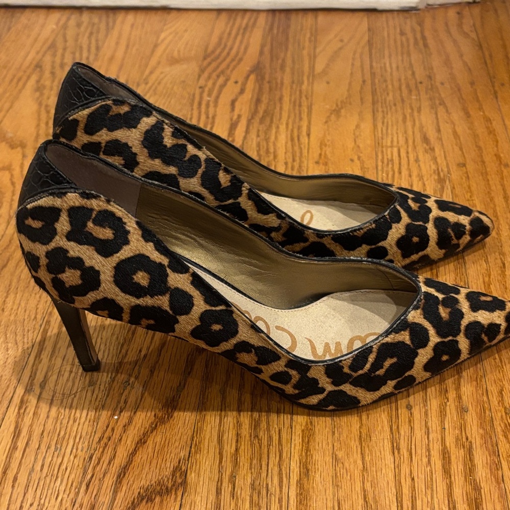 Sam Edelman Leopard Print Heels